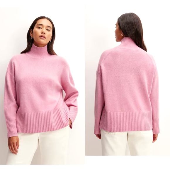 Everlane The Cashmere Oversized Turtleneck Sweater